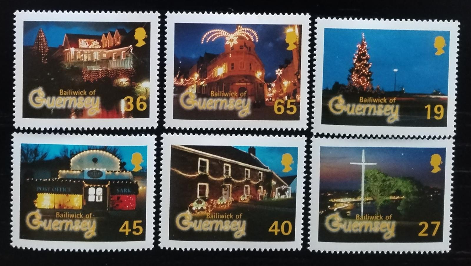 Guernsey 2001# 9€ Vánoce a světýlka