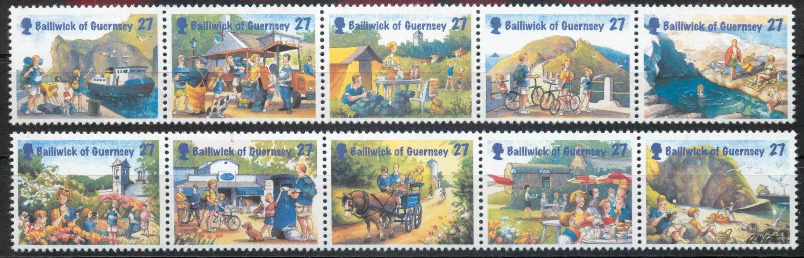 Guernsey 2002 11€ Turismus na ostrově Sark, Fauna a flora