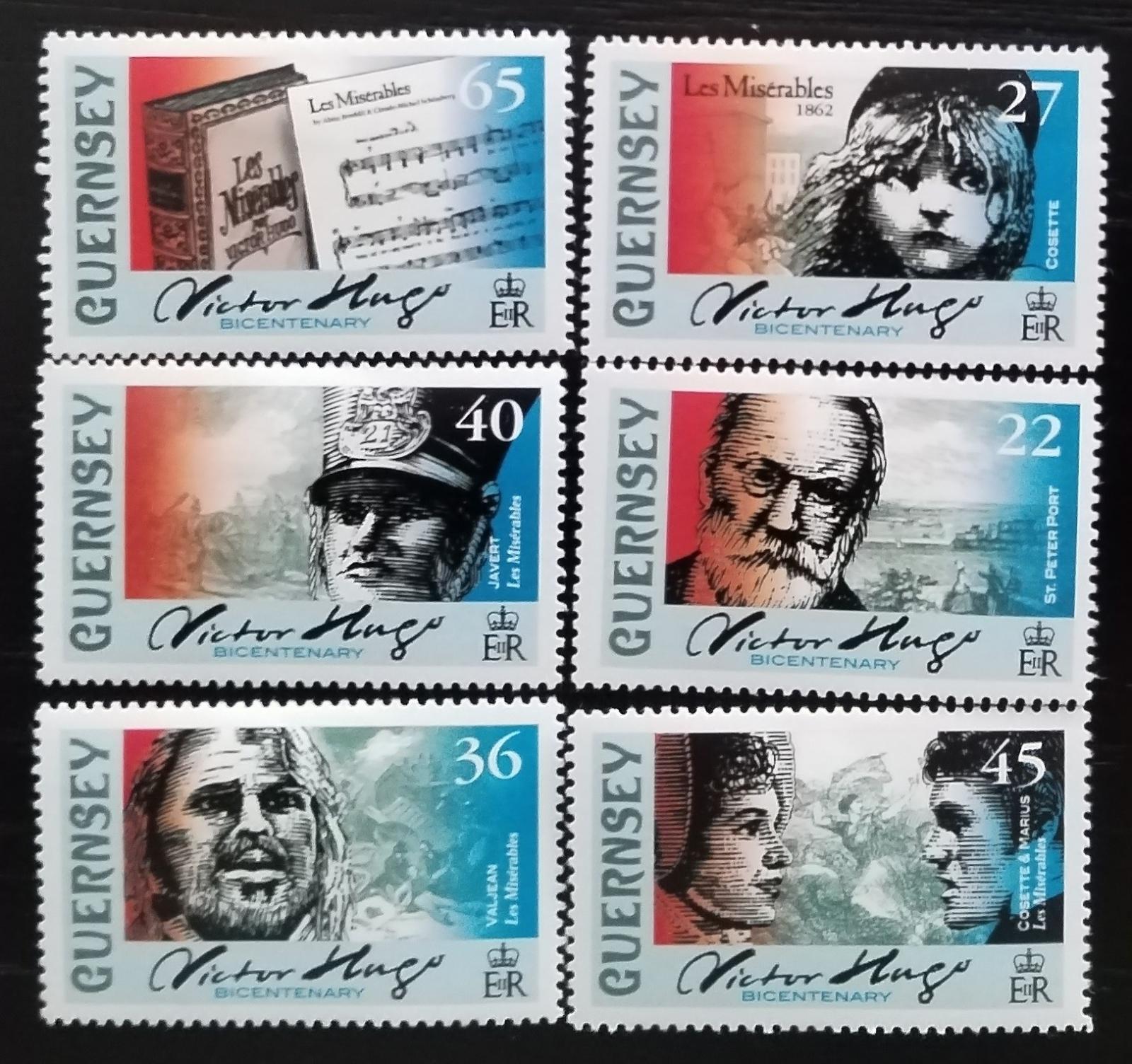 Guernsey 2002# 9€ Victor Hugo a Bídníci