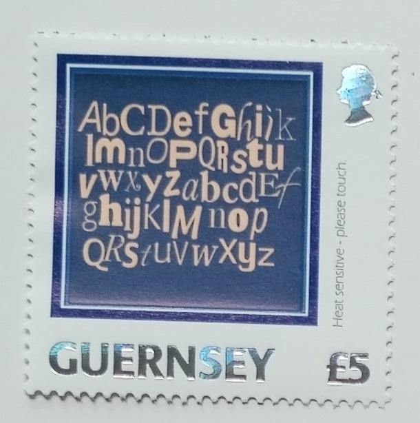 Guernsey 2003 17€ Dotisk definitivy - Abeceda a termofólie