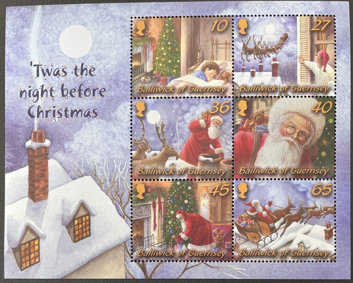 Guernsey 2003 8€ Vánoce a Santa Klaus, Otec Vánoc