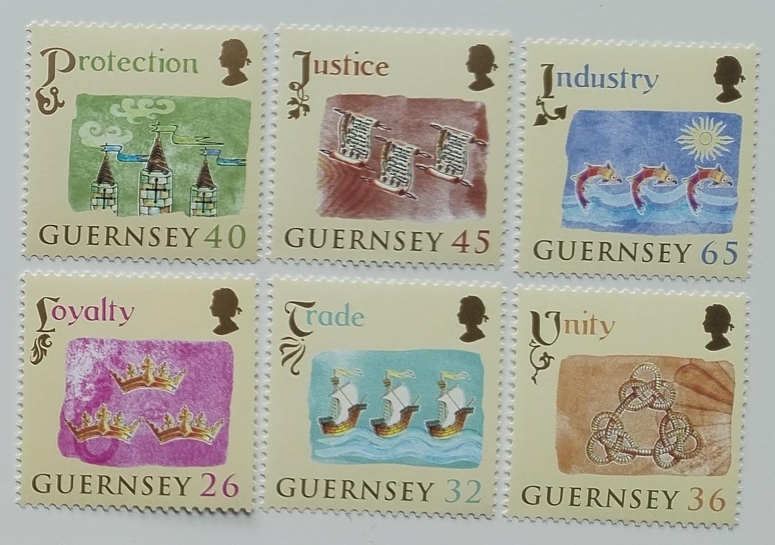 Guernsey 2004 9,5€ 800 let loajality k anglické koruně