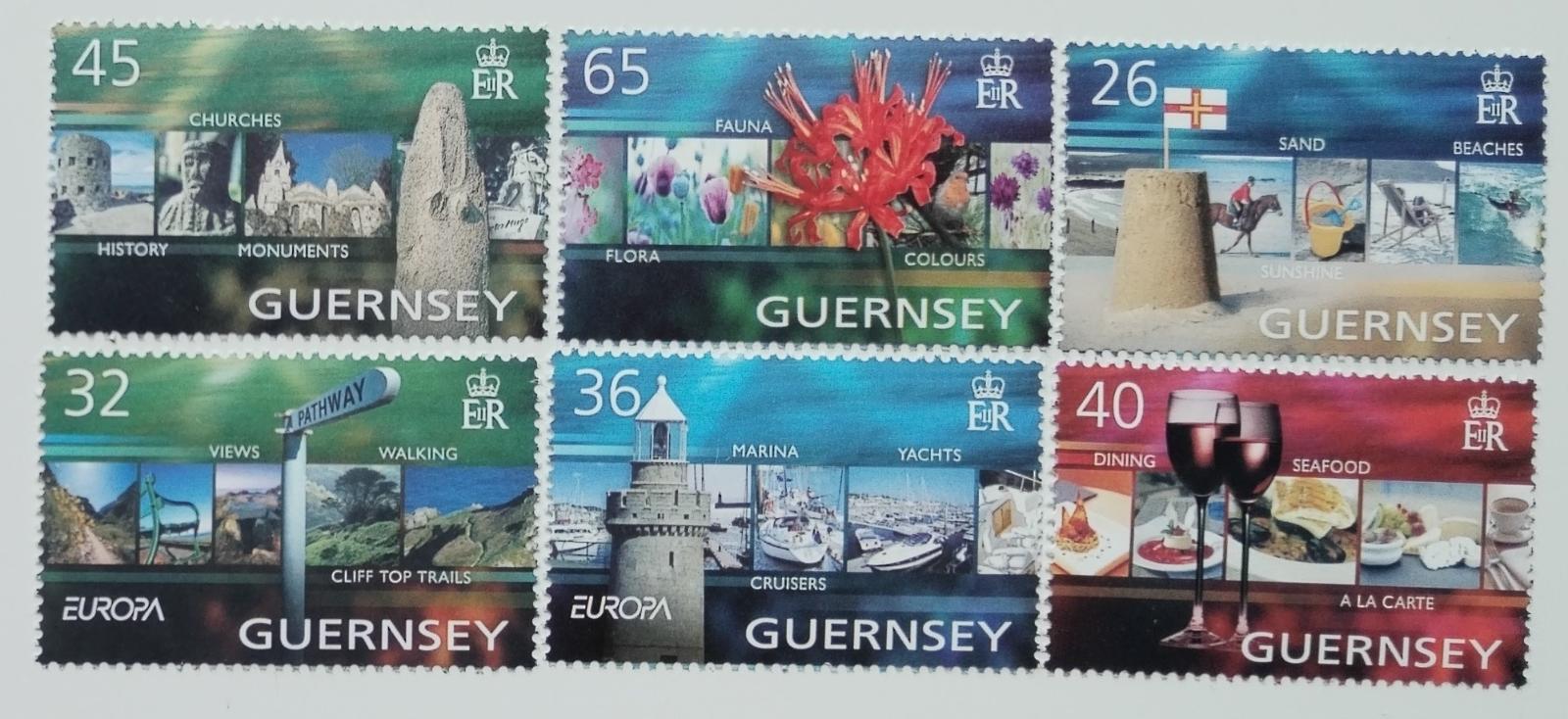 Guernsey 2004 9€ EUROPA - Turismus a dovolená, Květiny a majáky
