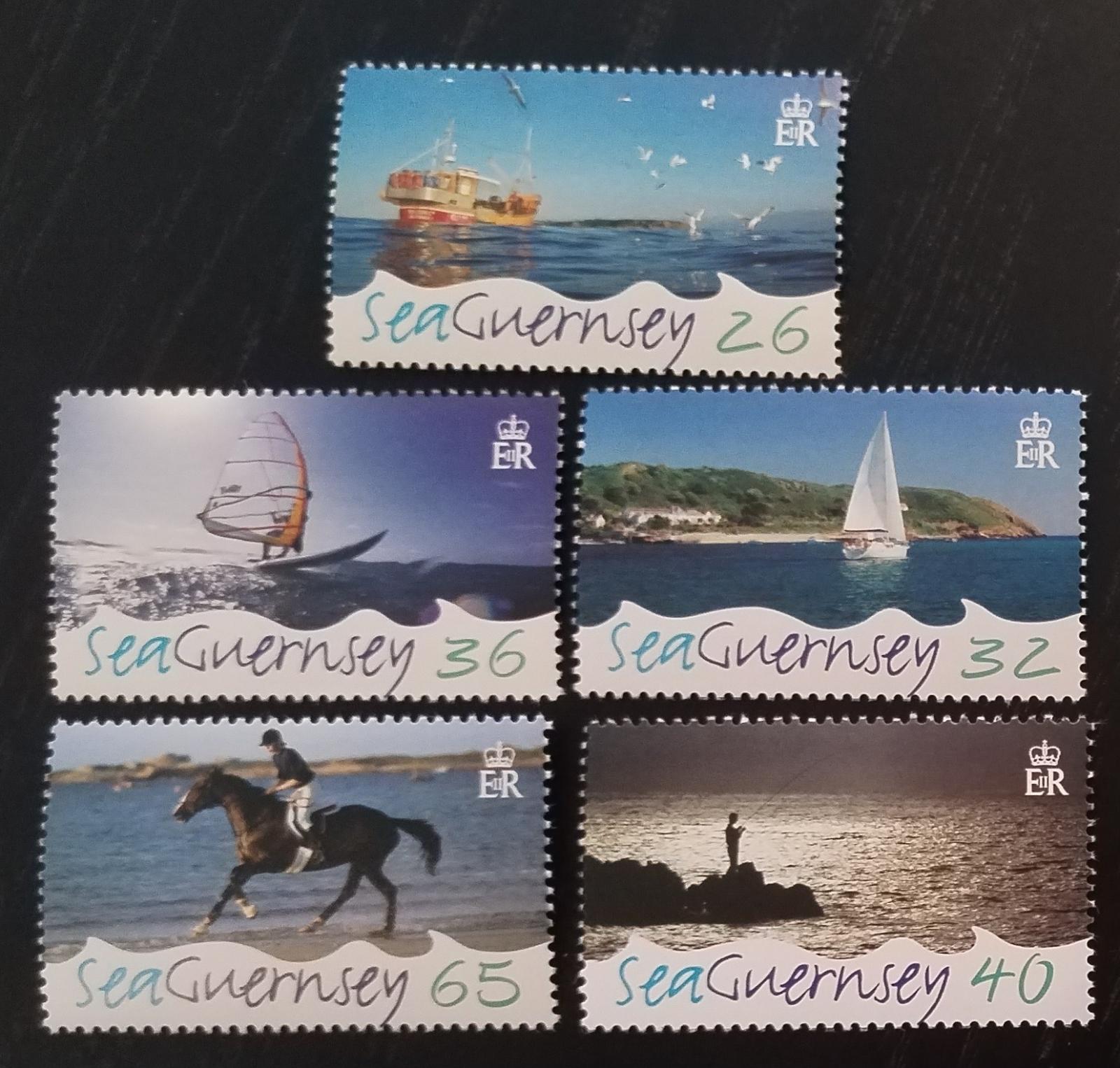 Guernsey 2005 7€ Ostrov a moře, Lodě a sporty