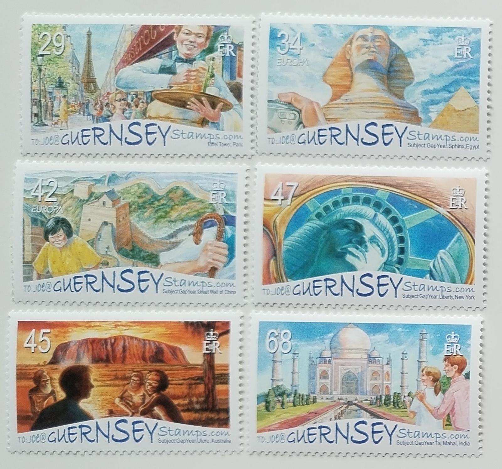 Guernsey 2006 9€ Památky a cestování po světě