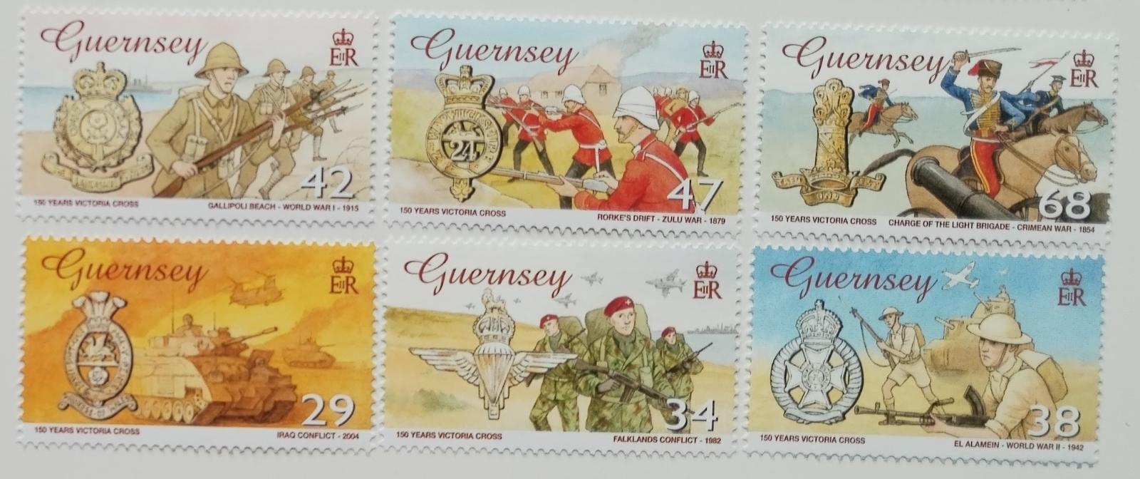 Guernsey 2006 9€ Výročí udělení řádu Victoria Cross, Vojenství, Vojáci