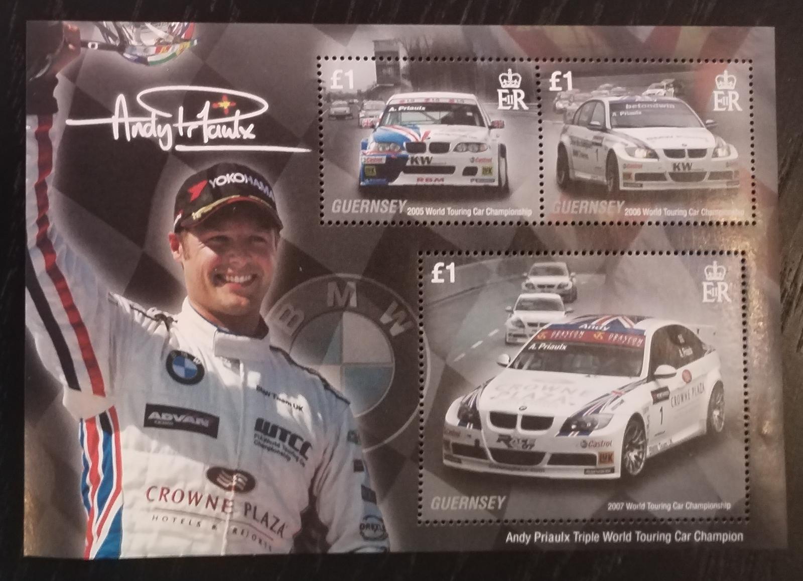 Guernsey 2008 Závodník Priaulx, Závodní auta a sport