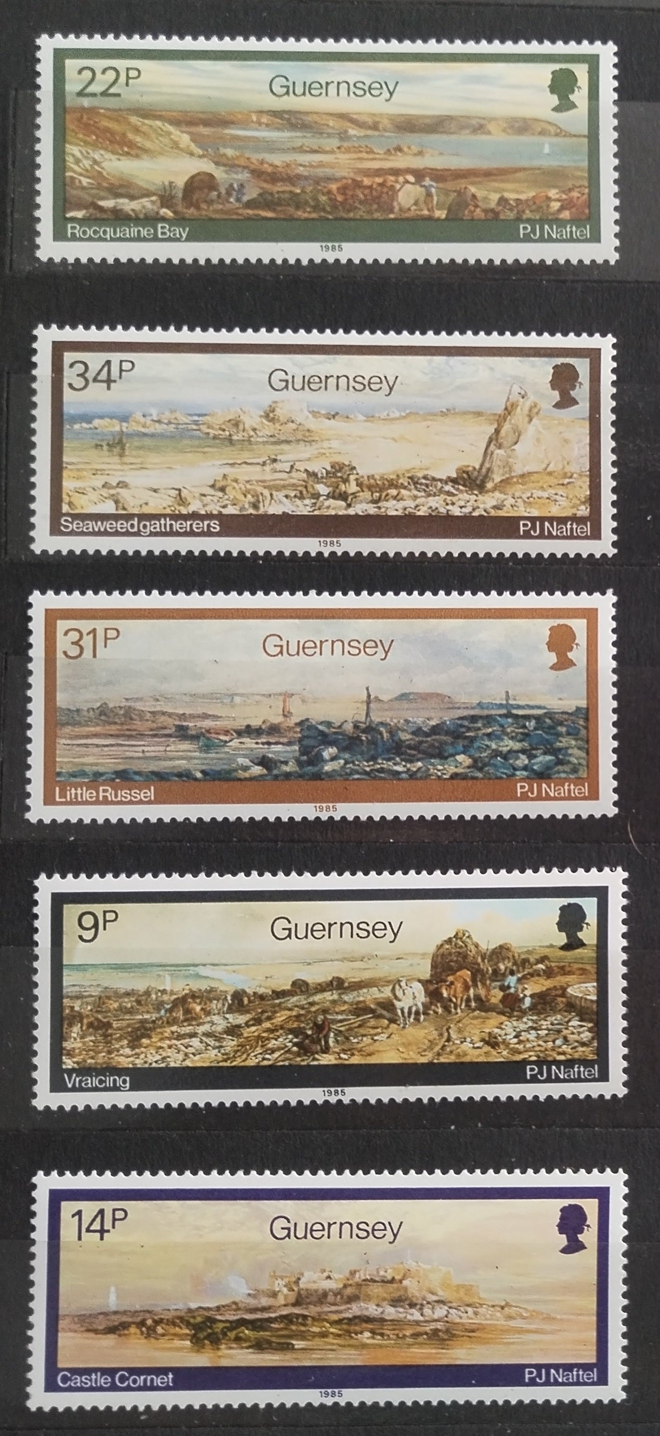 Guernsey 1985 Umění a obrazy