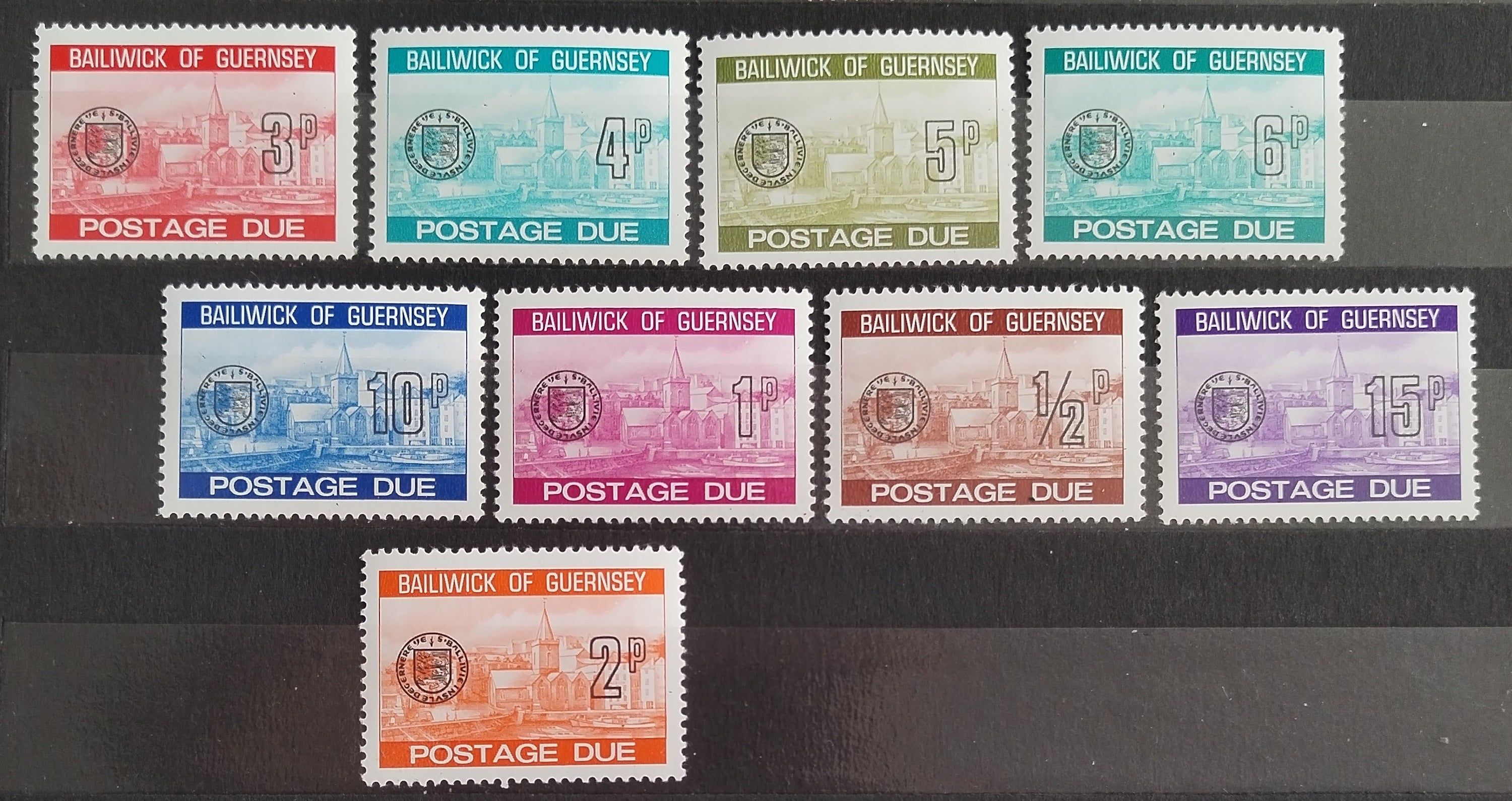 Guernsey 1977 Doplatní známky (bez 2p)