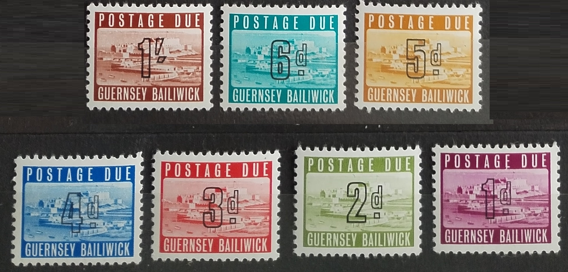 Guernsey 1969 Doplatní známky