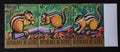 Guinea 1977 Mi.823-5 7,5€ Africká fauna, AIR MAIL, veverky