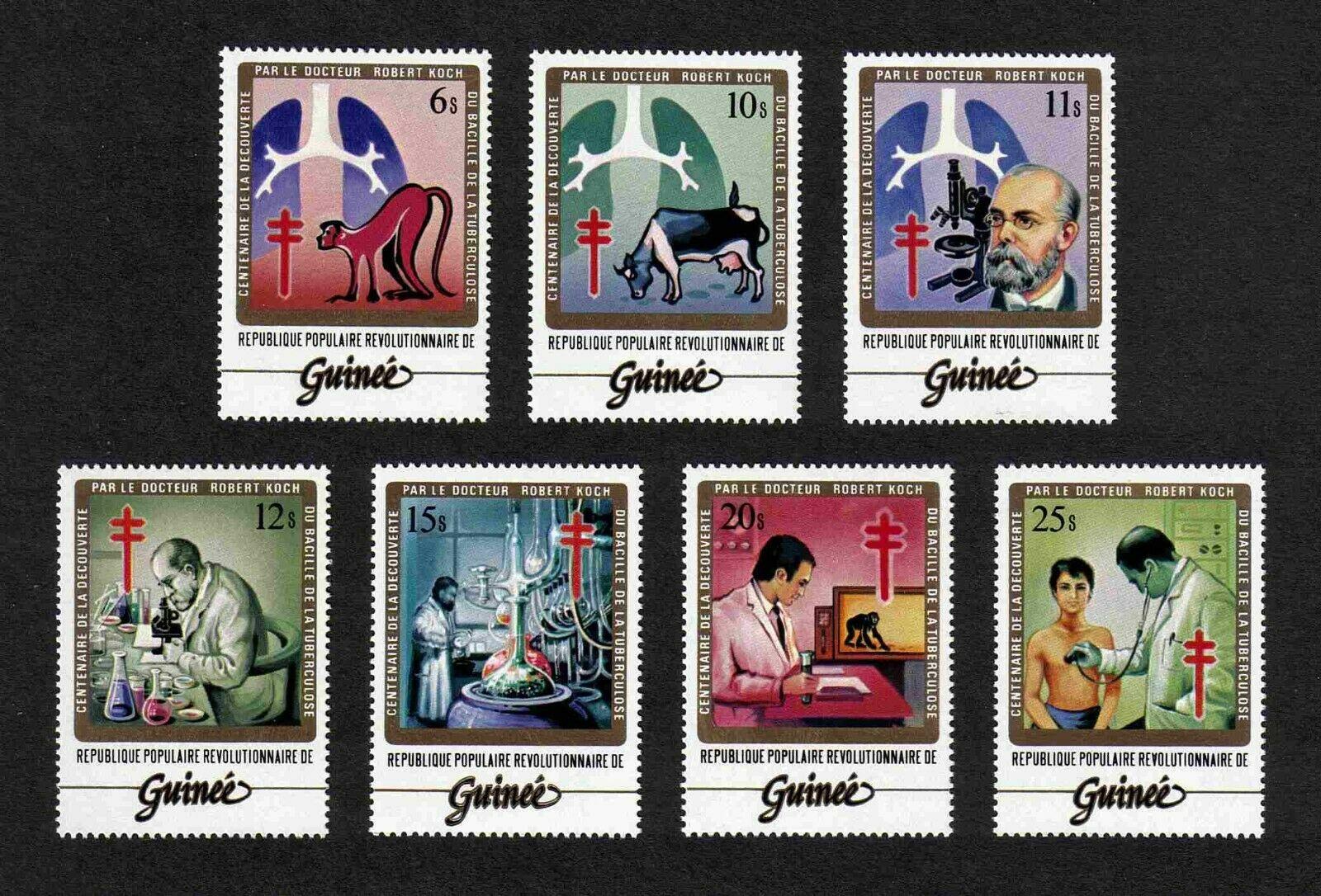 Guinea 1983 Mi.947-3 24€ 100 let objevu původce tuberkulózy, R.Koch