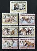 Guinea 2001 26€ Fauna Afriky - Lvi a tygři, (Tygři série bez jedné)