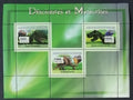 Guinea 2007 8€ Dinosauři a meteority, Minerály a pravěká fauna