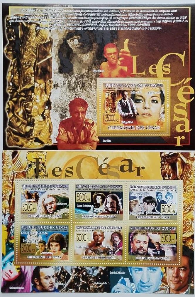 Guinea 2008 22€ César, Osobnosti filmu, Audrey Tautou, Depardieu