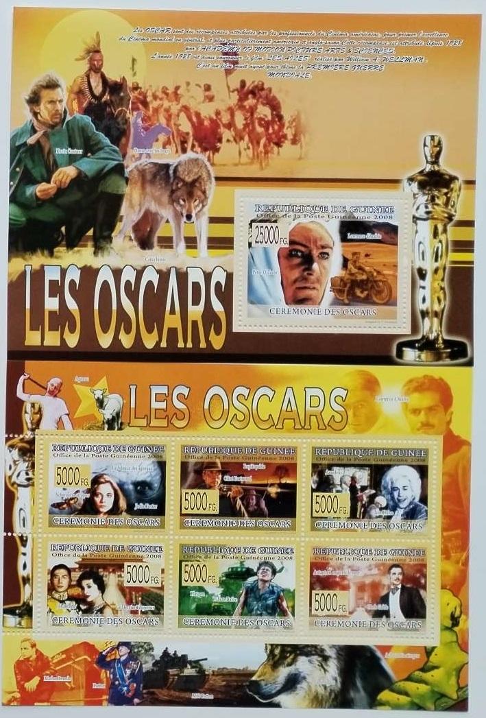 Guinea 2008 22€ Oskary, Osobnosti filmu, Amadeus, Clint Eastwood