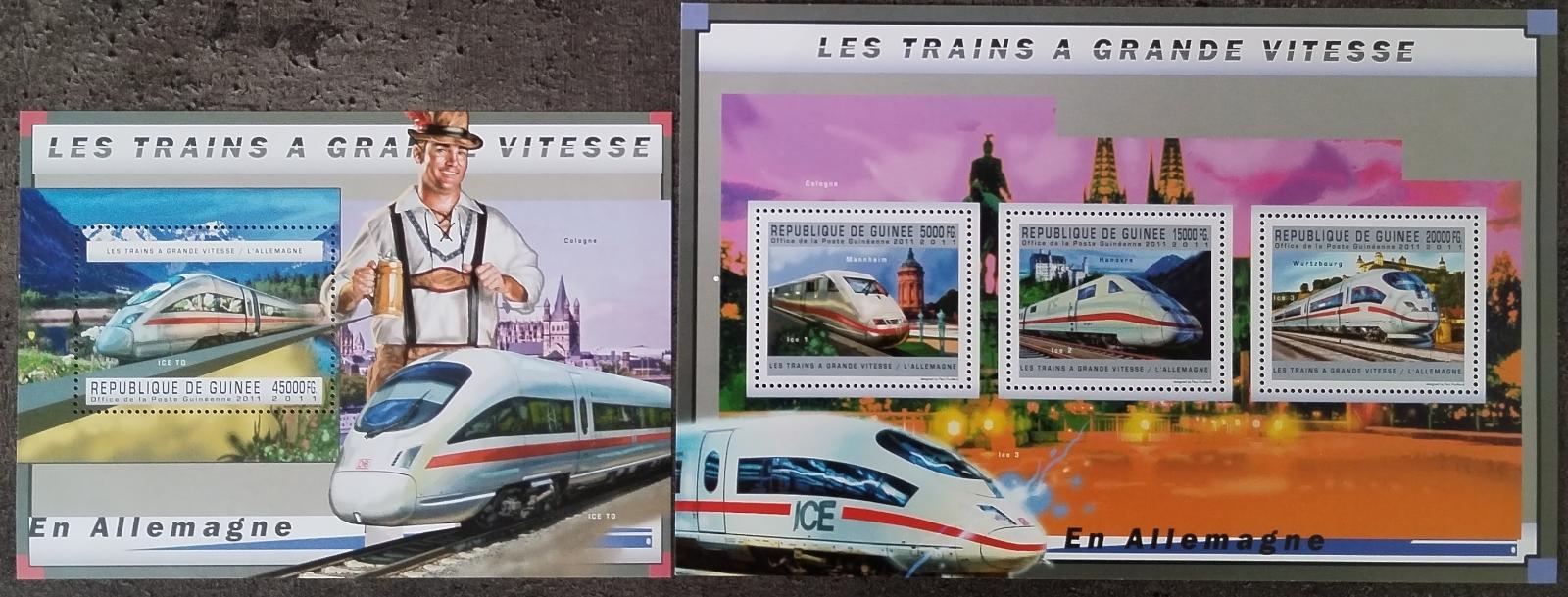 Guinea 2011 32€ Vlaky a moderní lokomotivy světa - Německo