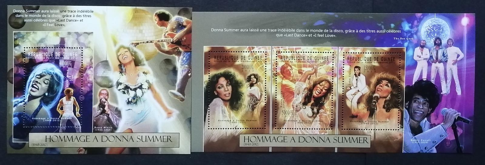 Guinea 2012 32€ Smrt Donny Summers, Zpěvačka, Hudba