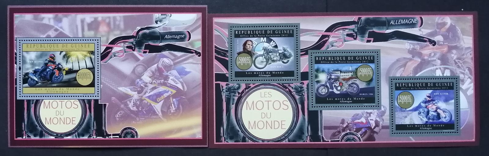 Guinea 2012 34€ Motorky a motocykly okolo světa - Německo