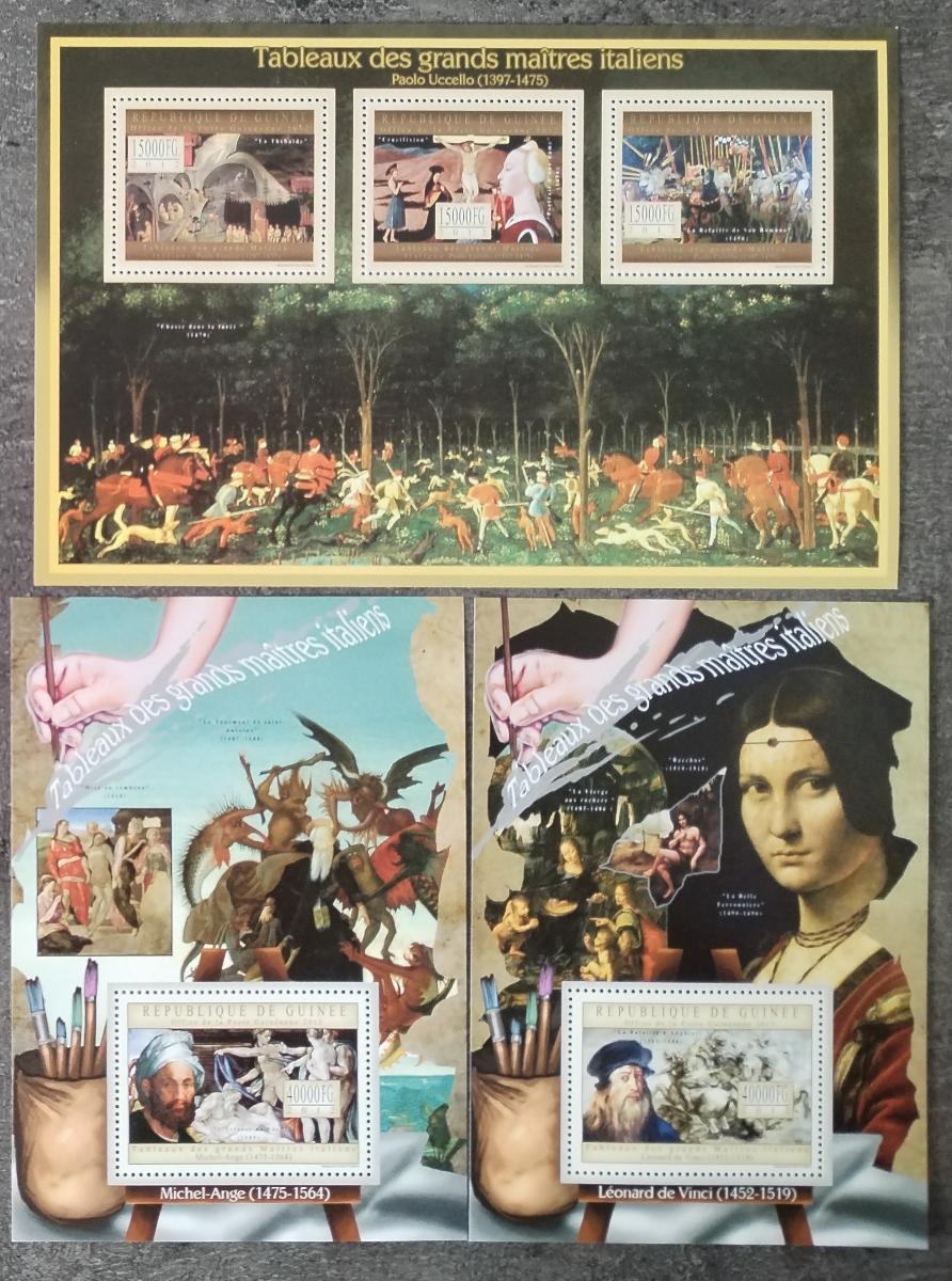 Guinea 2012 50€ Italské umění renesance - da Vinci, Michelangelo