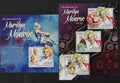 Guinea 2012 Mi.9240-2+Bl.2099 28€ 50 let smrti Marilyn Monroe, herečka