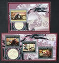 Guinea 2012 Mi.9539-1+Bl.2170 34€ Motorky a motocykly USA