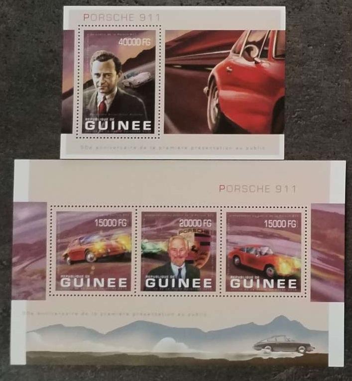 Guinea 2013 36€ 50 let vozu Porsche 911, Auta a automobily