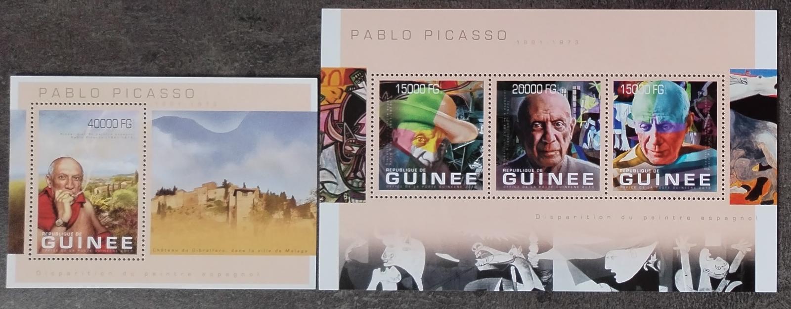 Guinea 2013 36€ Pablo Picasso a jehi umění, Obrazy