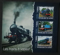 Guinea 2014 Mi.10279-1 18€ Parní lokomotivy a vlaky