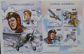 Guinea 2015 Mi.11338-1+Bl.2564 30€ Ch. Lindbergh, pilot a letadla