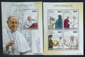 Guinea 2015 Mi.11383-6+Bl.2573 30€ Papež František a osobnosti