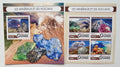 Guinea 2016 Mi.11906-9+Bl.2677 32€ Minerály a sopky, vulkanologie