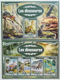Guinea 2017 40€ Dinosauři a pravěcí ještěři, Fauna pravěku