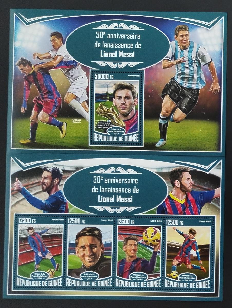 Guinea 2017 Fotbalová legenda Lionel Messi, Sport a osobnosti