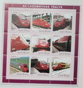 Guinea Bissau 2001 13€ Moderní vlaky a lokomotivy Thalys