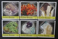 Guinea Bissau 2004 Mi.2804-7 12€ Minerály, horniny a meteority, IMP.