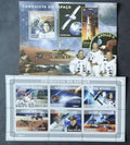 Guinea Bissau 2008 28€ Průzkum vesmíru, Gagarin, Těreškovová, Apollo