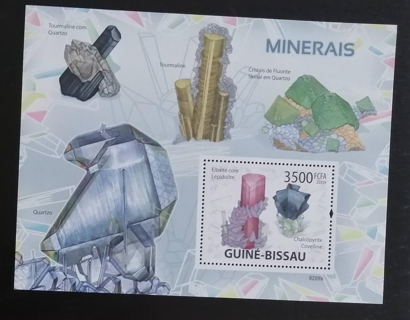 Guinea-Bissau 2009 Bl.684 14€ - Africké minerály a horniny