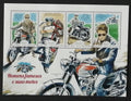 Guinea Bissau 2014 Mi.7387-0 13€ Komplet - Motorky, Bob Dylan, Brando