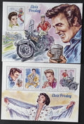 Guinea Bissau 2014 Mi.7405-8+Bl.1296 22€ Elvis Presley a jeho život