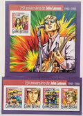 Guinea-Bissau 2015 27€ 75 let Johna Lennona, Beatles