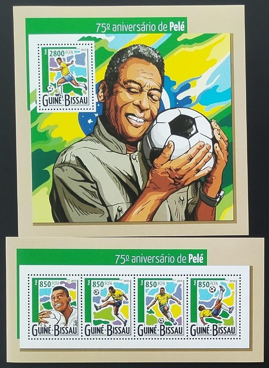 Guinea Bissau 2015 Fotbalová legenda Pelé, Sport
