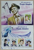 Guinea-Bissau 2015 Mi.7629-2+Bl.1328 26€ 100 let Franka Sinatra zpěvák