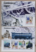 Guinea-Bissau 2015 Mi.7725-8+Bl.1344 25€ Parní lokomotivy a vlaky