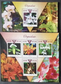 Guinea Bissau 2015 Mi.7819-2+Bl.1362 26€ Orchideje a flora, květiny