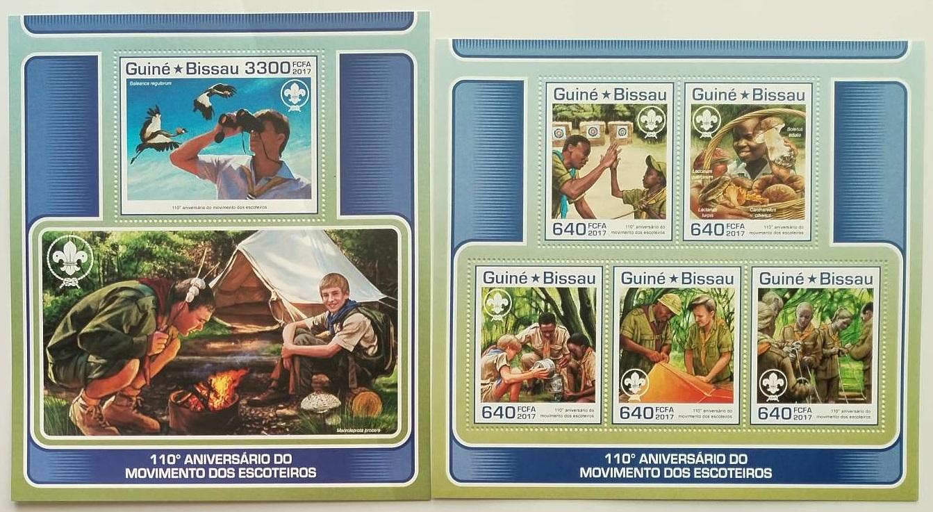 Guinea Bissau 2017 24,5€ 110 let skautingu, Organizace a skauti