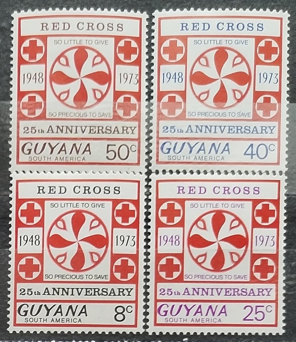 Guyana 1973 Výročí Červeného kříže