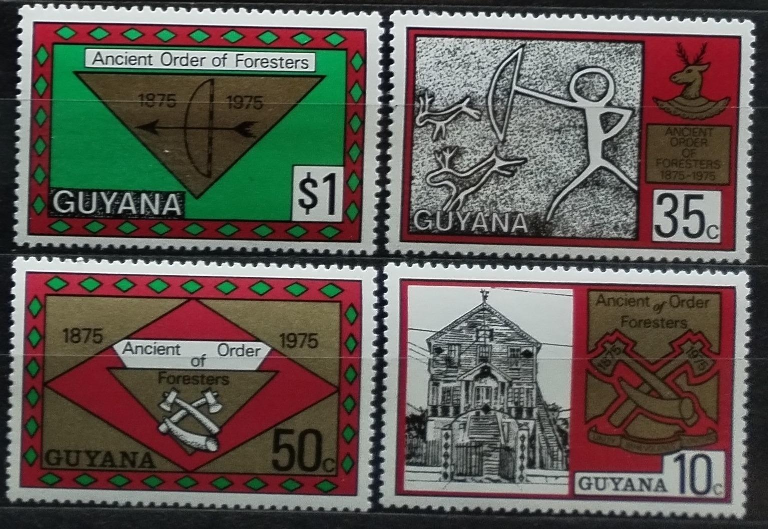 Guyana 1975 Výročí lesnické organizace