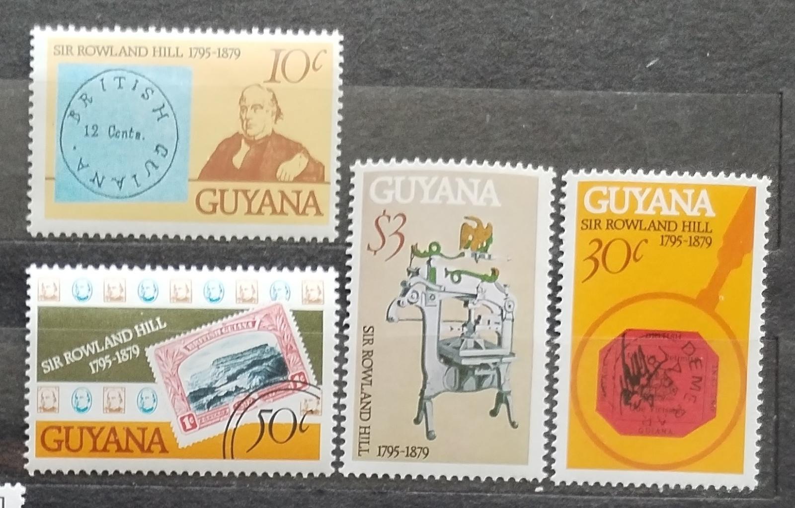 Guyana 1979 Století sira Hilla, Známky