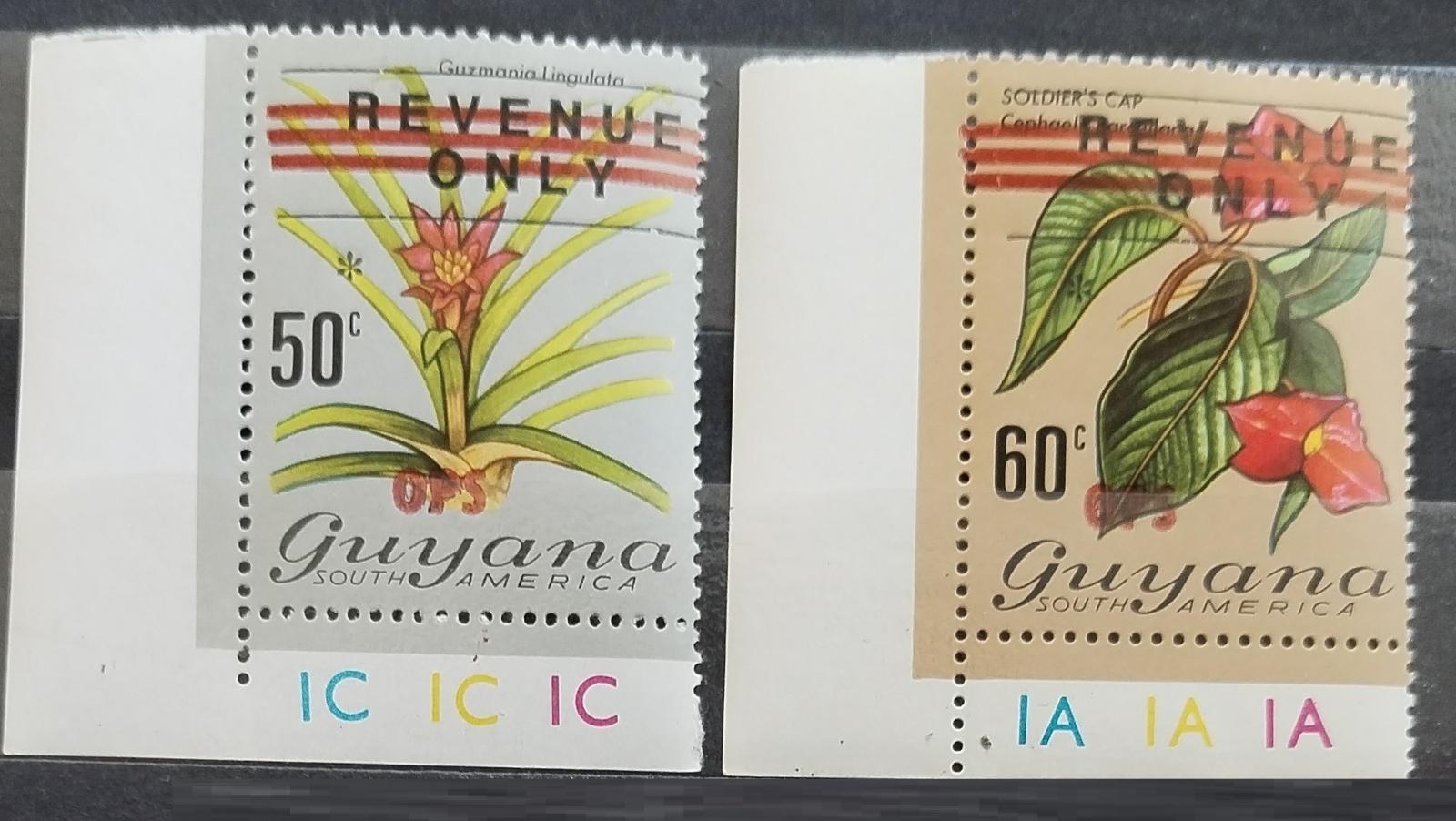 Guyana 1981 Úřední přetisky, Květiny a flora (-10c)